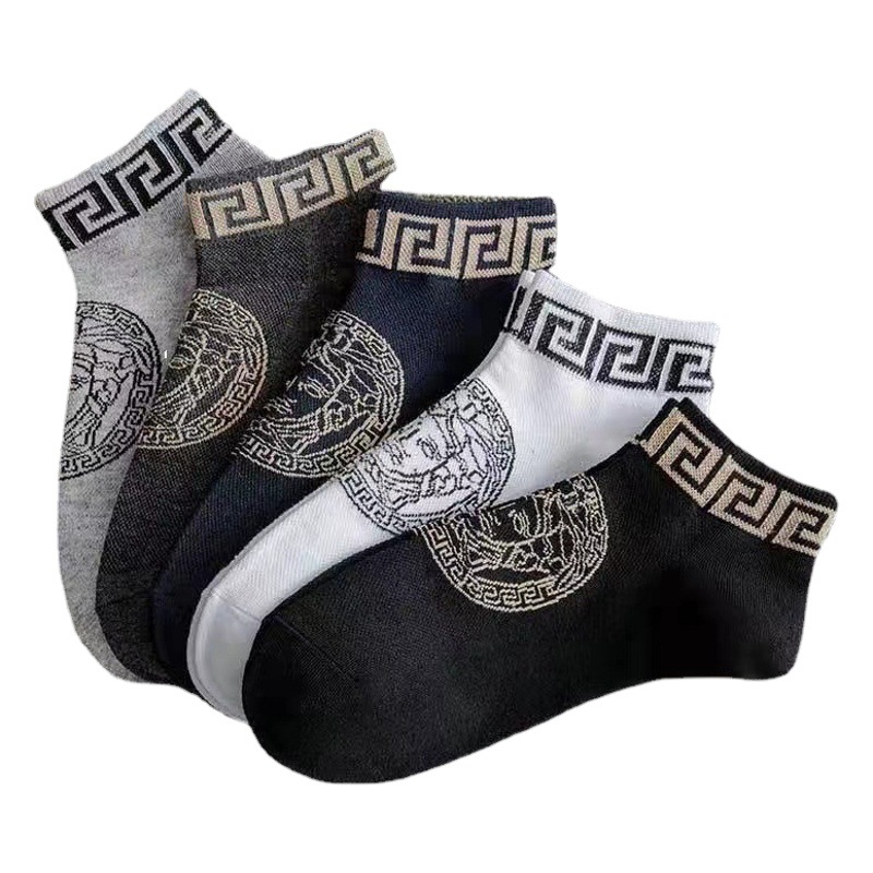 Socks men's short socks breathable retro sweat-absorbent boat socks low-end shallow-mouth men's socks business trend men's socks wholesale