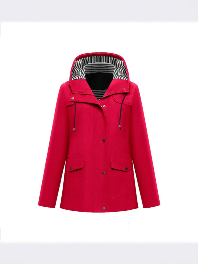 Picture of Cross-Border Export Amazon Wish Autumn and Winter Jacket Women's Windbreaker Outdoor Mountaineering Clothing Waterproof Jacket