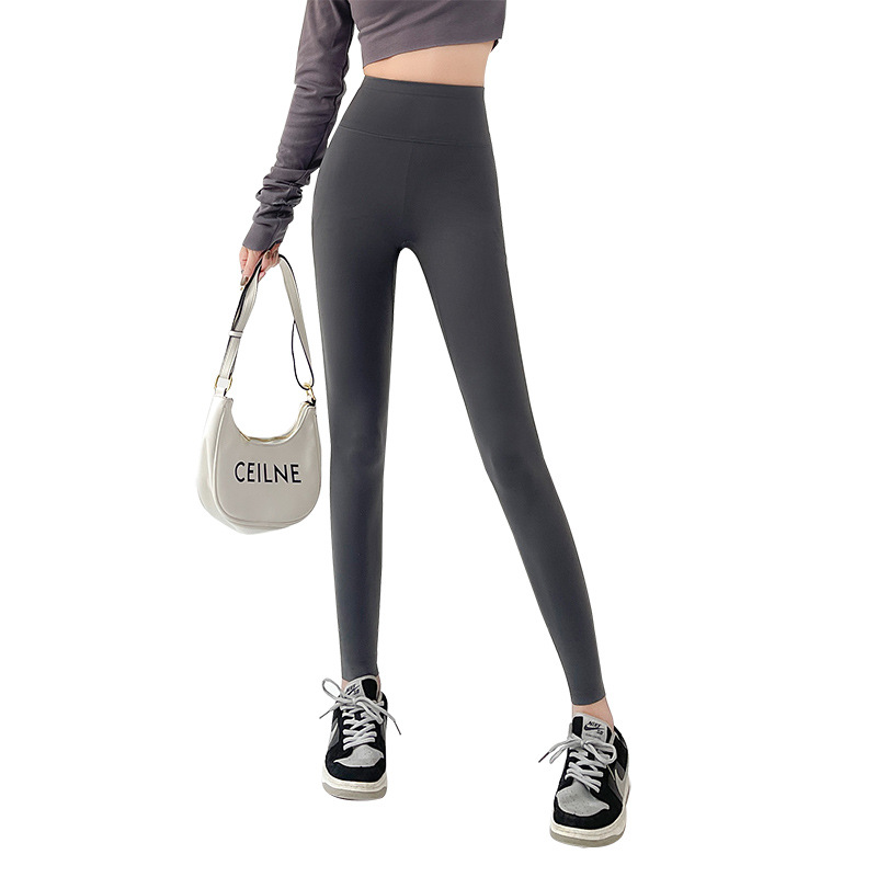 Picture of Spring and Autumn 2025 New Backless Shark Pants High Elastic Peach Butt Pants Breathable Zero Feel Yoga Pants Sports Women's Bottoming
