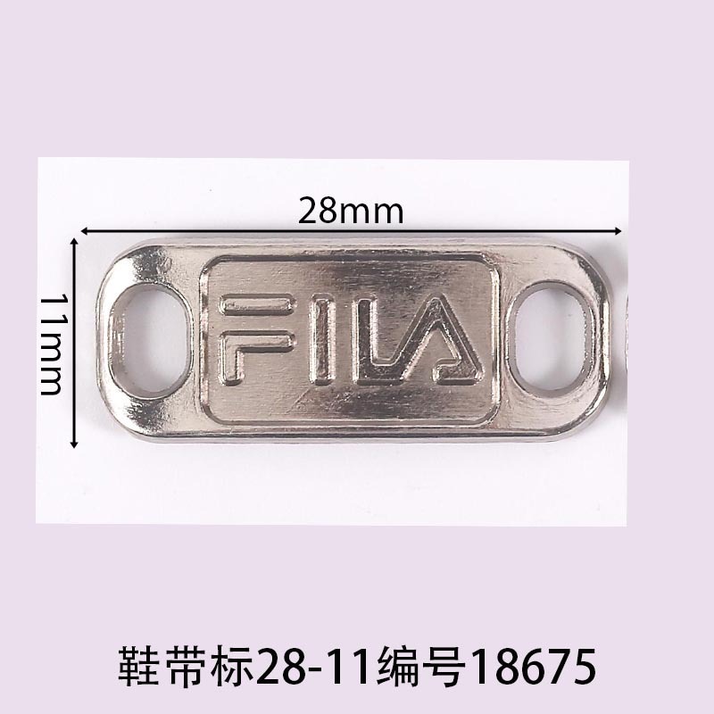 Picture of Length 28mm pull leather buckle shoelace standard shoe buckle pin buckle shoe flower clothing luggage accessories source factory white
