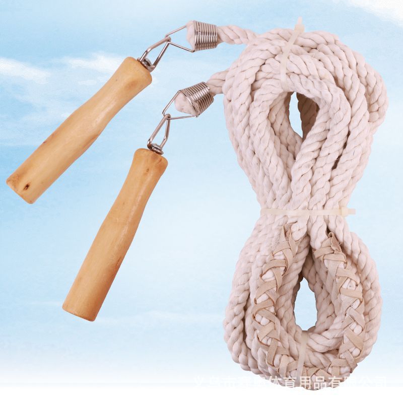 Picture of Linen Long Skipping Rope 5.7m 10m Long Rope Multi-Person Skipping Rope Collective Group Adult Group Students and Kidsren
