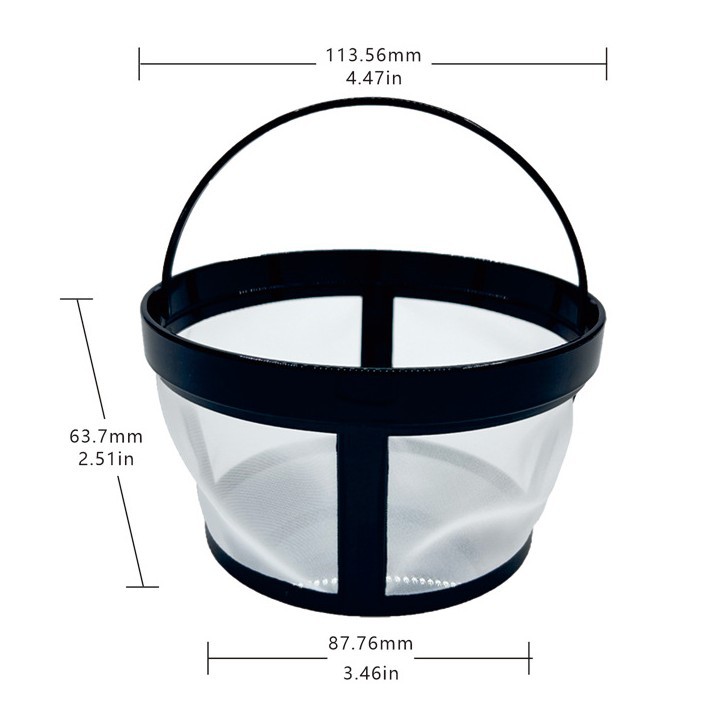 Picture of Coffee filter tea filter FDA filter 304 stainless steel mesh nylon coffee machine filter 4 cups 8 cups 12 cups