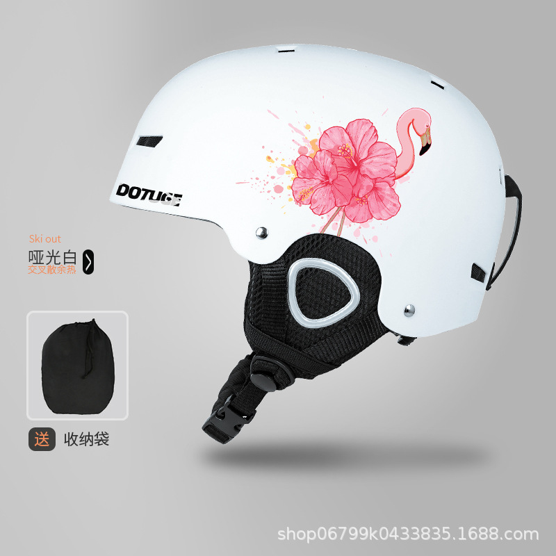 Picture of Cross-Border New Ski Helmets for Men and Women, Adult One-Piece Sports Warm Snow and Ice Helmets, Safety Helmets for Protection