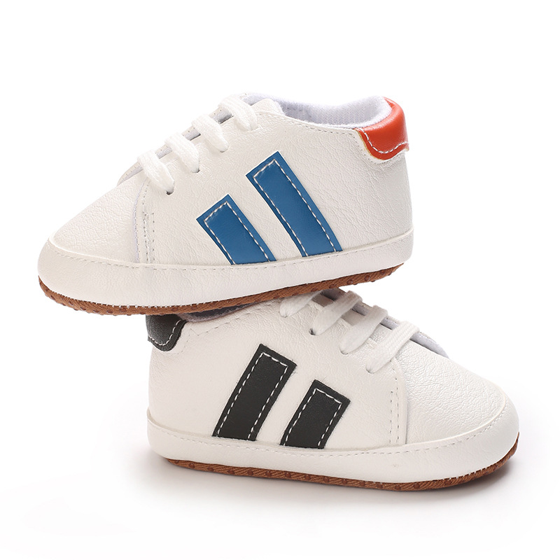 0-1 year old baby spring and autumn soft soled toddler shoes for boys and girls 0-18 months non-slip white shoes sneaker