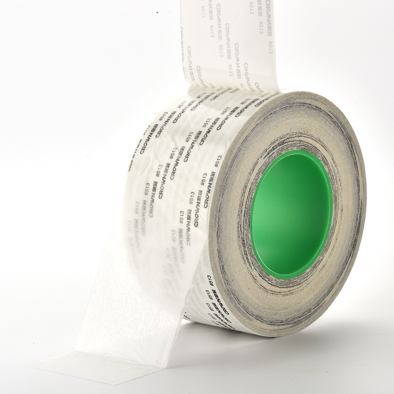 Picture of Tissue Paper Ultra-Thin Strong Crown 513 Double-Sided Tape High Temperature Resistant Non-Residual Glue Traceless Transparent High Viscosity Double-Sided Tape