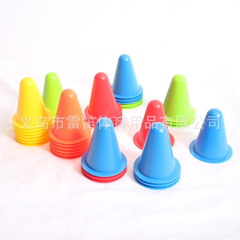 Picture of Children's roller skating roadblock skating practice training props obstacle windproof flat pile roller skating pile roller skating logo plate