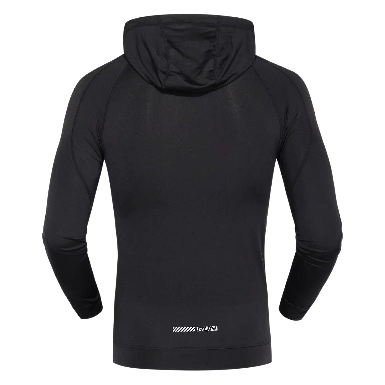 Acting wholesale elastic tights jacket men's outdoor fitness sports hooded cardigan running windproof clothing speed g