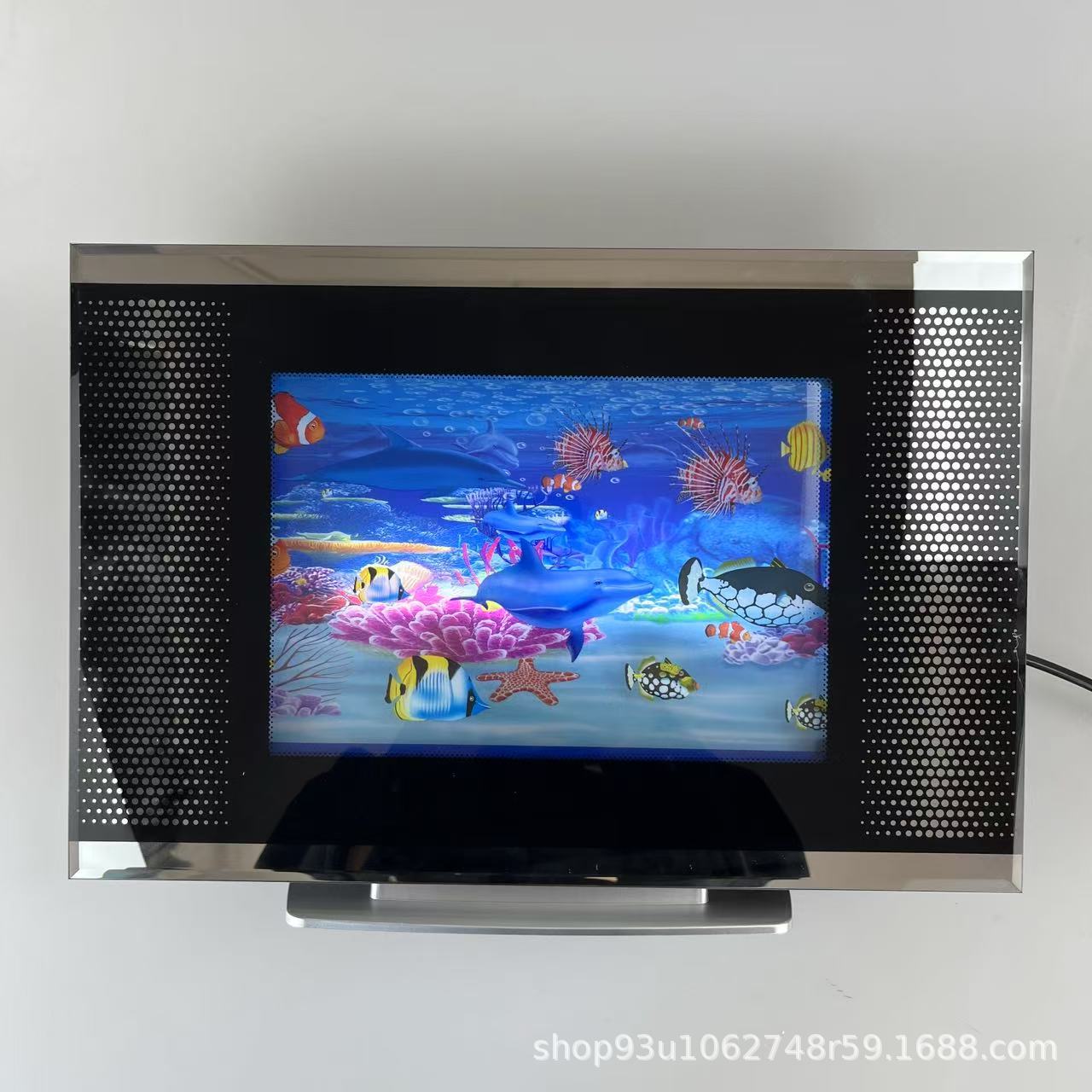Amazon Cross-Border Led Ornamental Fish Lamp, Eco-Friendly Night Light, Lcd Display Atmosphere Lamp, Seascape Lamp with Ambiance Effect