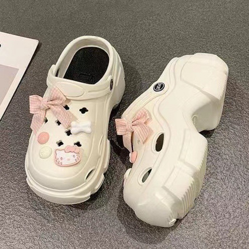 Picture of Baotou EVA hole shoes in 2025 new fashion and versatility student comfortable and casual two-wear non-slip slippers for women's summer