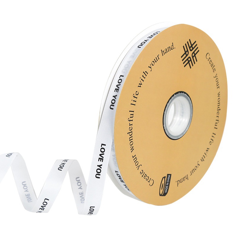 1.5 Xiangfeng English thread with flower cake bouquet gift box packaging ribbon ribbon ribbon ribbon ribbon
