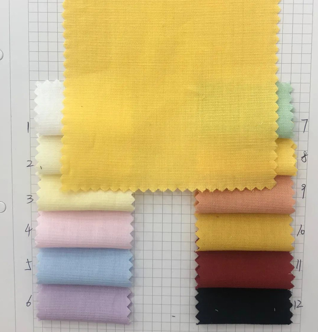 Xiaojun textile new Chinese fabric cotton gauze striped jacquard fabric shirt dress children's clothing