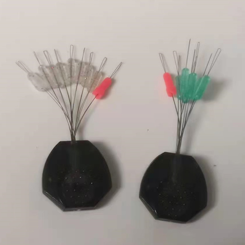 Space Bean Silicone Competitive 7+2 Transparent Shadowless Invisible Bean Bulk Line Set Accessories Set Fishing Gear Accessories