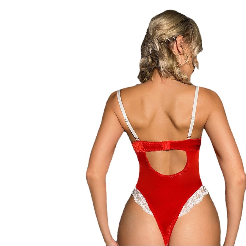 SY cross-border sexy lingerie sexy women's European and American festival suit Christmas uniform temptation suit stage performance clothing