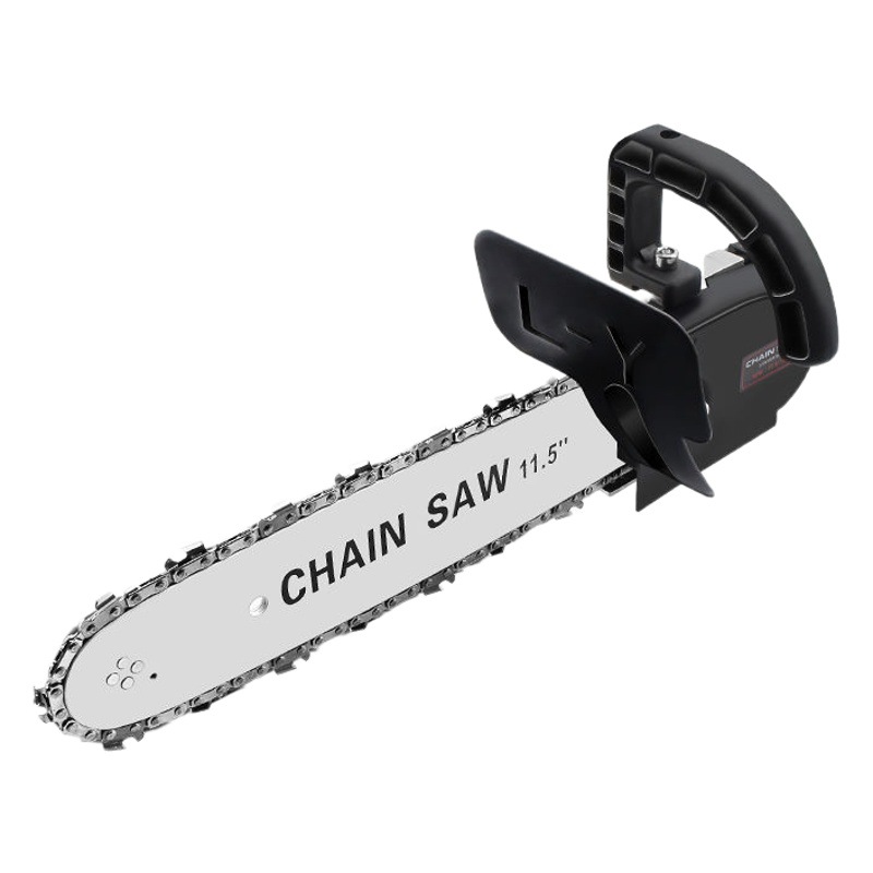 Angle grinder modified electric chain saw 12 inch accessories guide plate small handle protective cover oil pot protective baffle aluminum plate