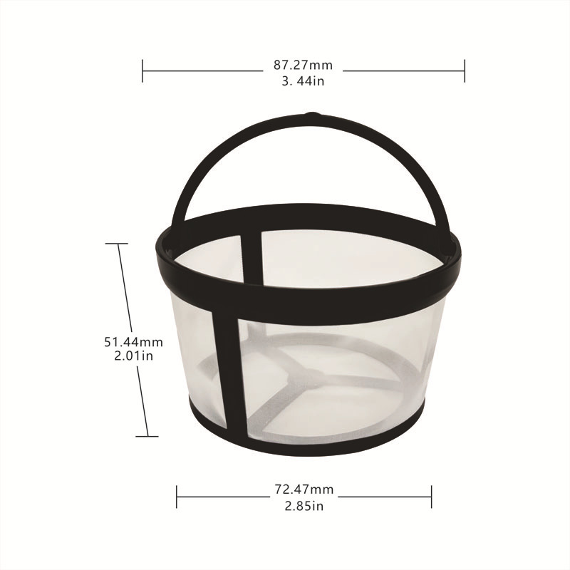Picture of Coffee filter tea filter FDA filter 304 stainless steel mesh nylon coffee machine filter 4 cups 8 cups 12 cups