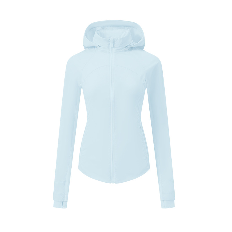 Picture of Lu Outdoor Windproof Sportswear Goal Sma Light Slim Skin Clothing Women's Yoga Jacket Sun Protection Clothing