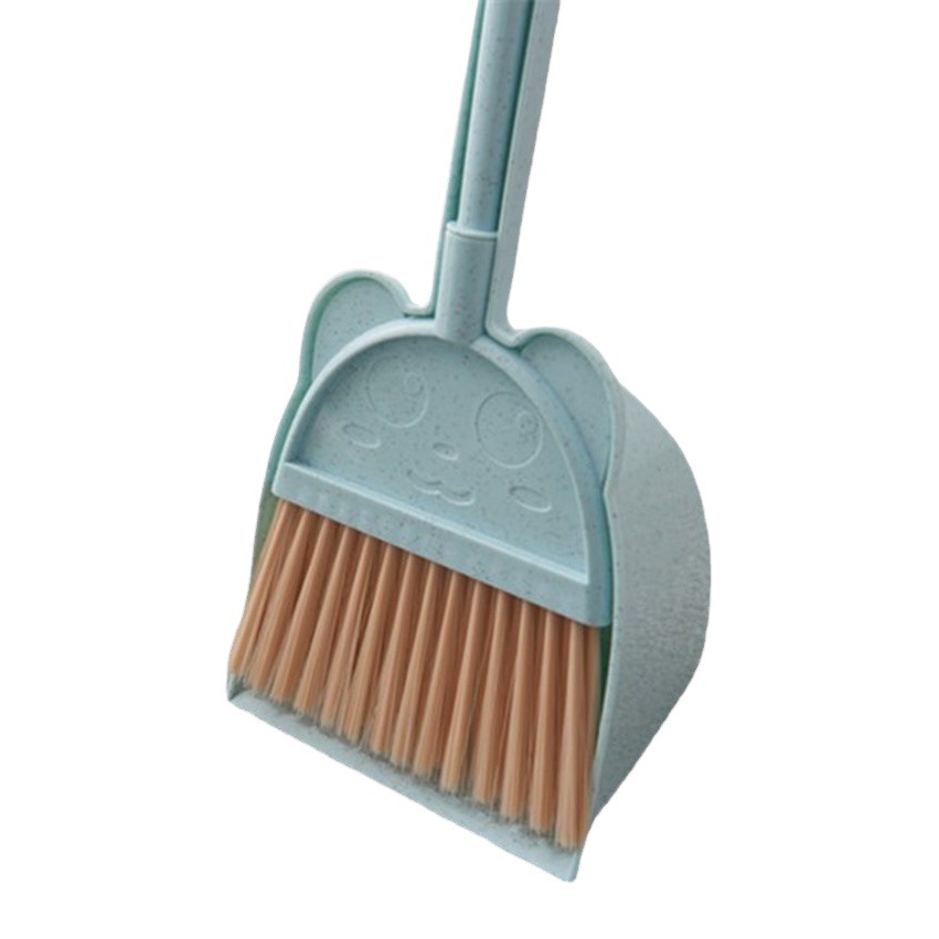 Children's Play House plastic broom mini broom dustpan brush learning broom tool soft wool broom combination