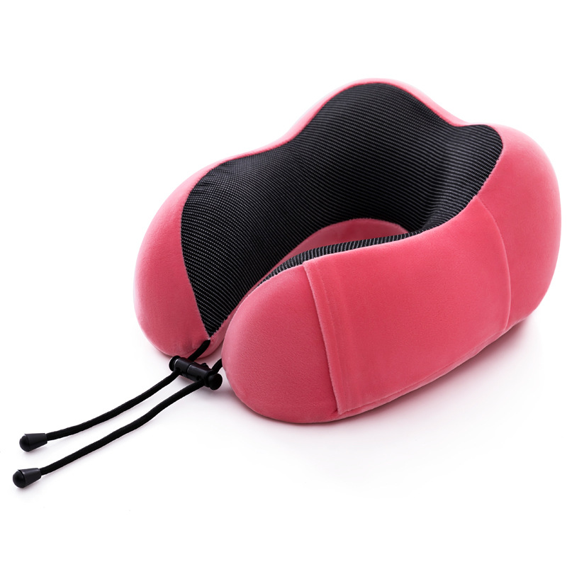 Picture of Cross-border U-shaped neck pillow can be fixed Logo simple memory foam U-shaped pillow wholesale travel neck pillow portable U-shaped pillow
