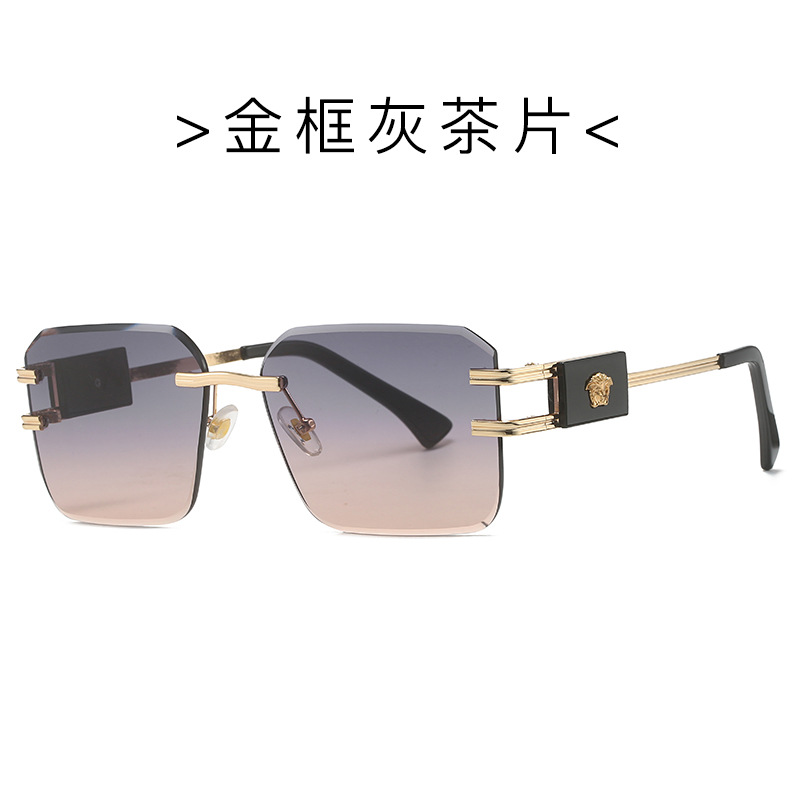 Picture of New fashion head sunglasses 3025 European and American personality sunglasses men and women cross-border all-match rimless sunglasses