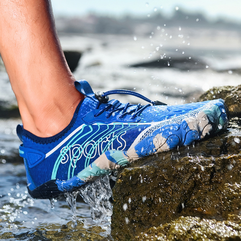 Picture of Colorful New Beach Shoes for Women, Wading Shoes for Men, Swimming Shoes for Couples, Quick-Drying Breathable River Tracing Shoes, Hiking Shoes for Adults