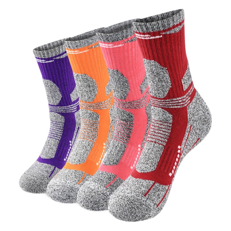 Mid-Calf Outdoor Mountaineering, Skiing, Hiking, Cross-Country Quick-Drying Socks for Men and Women, Thickened Warm Sports Socks