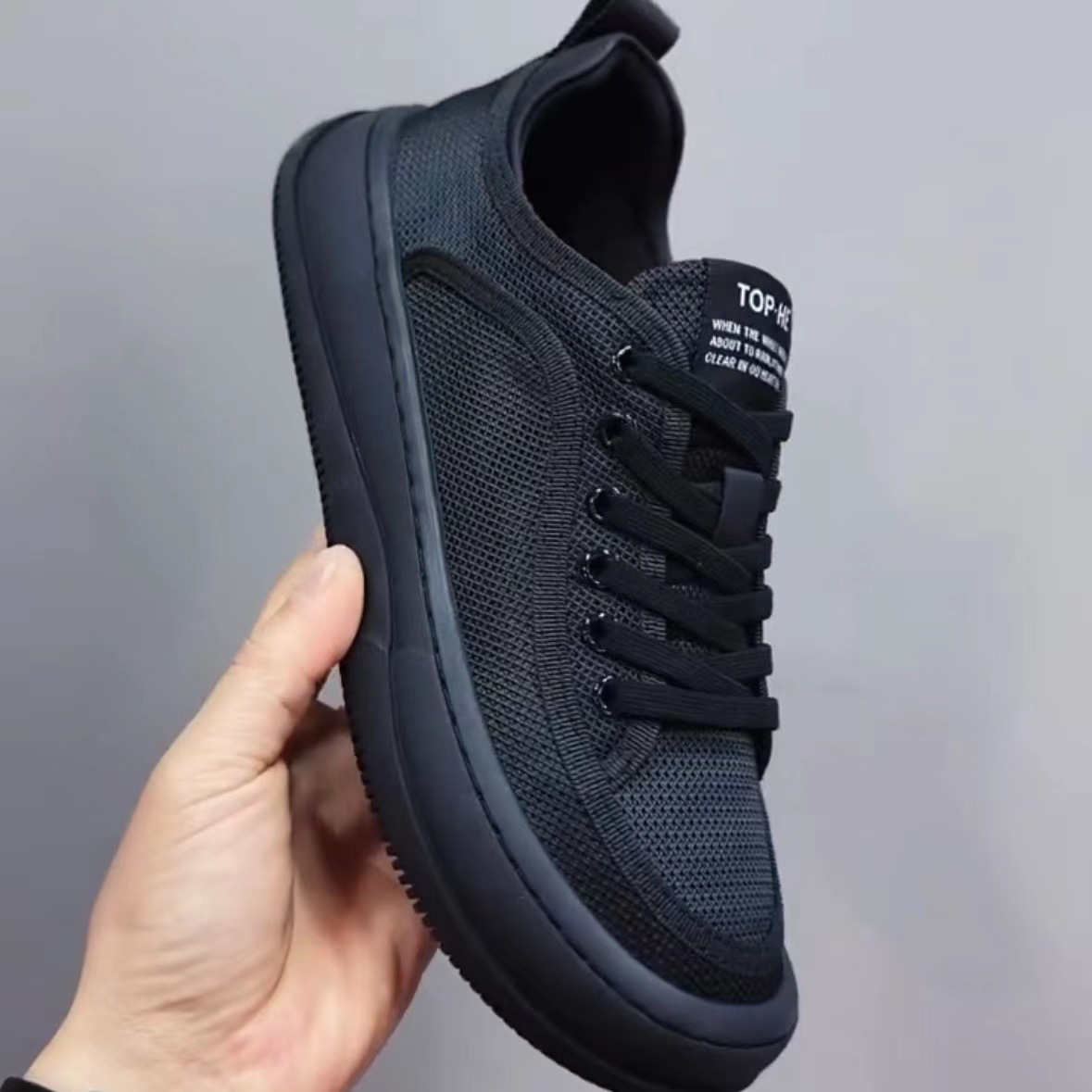 Men's Shoes Trendy Lace-up Drawstring Textile European Style Slip-on Driving Style Breathable Mesh Cloth for White Wear Comfortable Sports Fashion