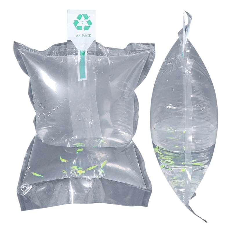 Small fry packaging inflatable bag ornamental fish shrimp open packaging bag express transport oxygen bag fish bag thickened