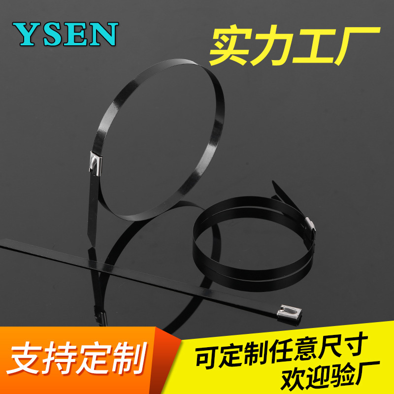 Factory supply plastic coated 304 stainless steel ribbon 8 * 200mm plastic coated acid and alkali resistant marine metal ribbon white steel belt
