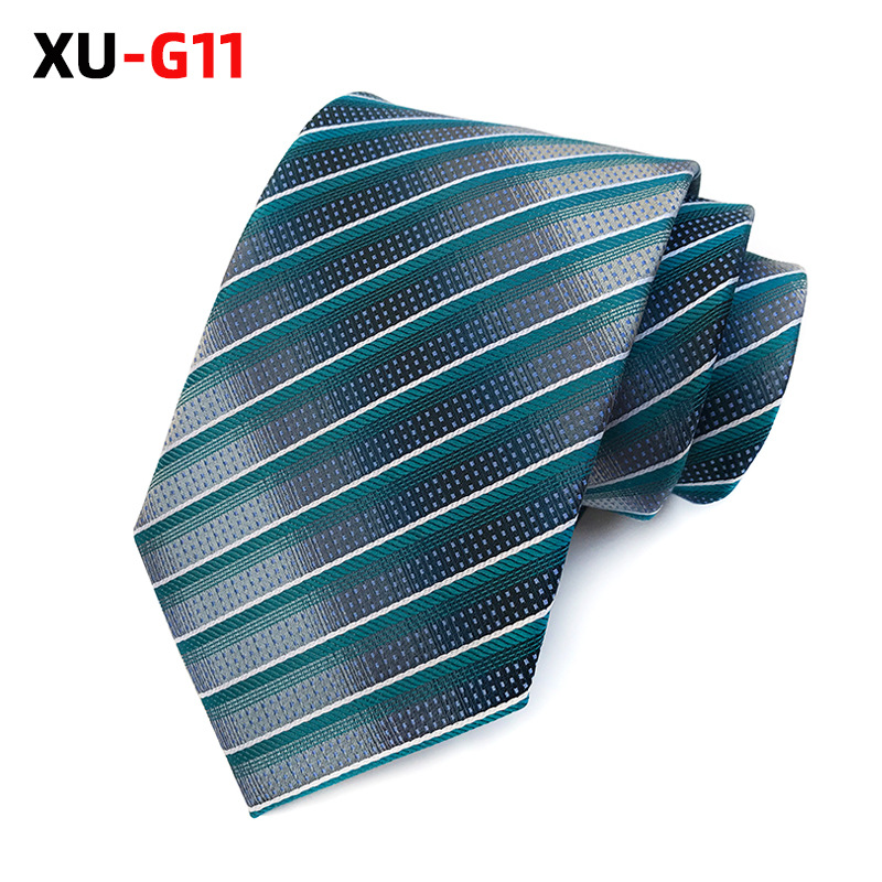 Picture of Factory Ready Supply 2025 New Polyester Jacquard Fashion Plaid Tie Formal Tie