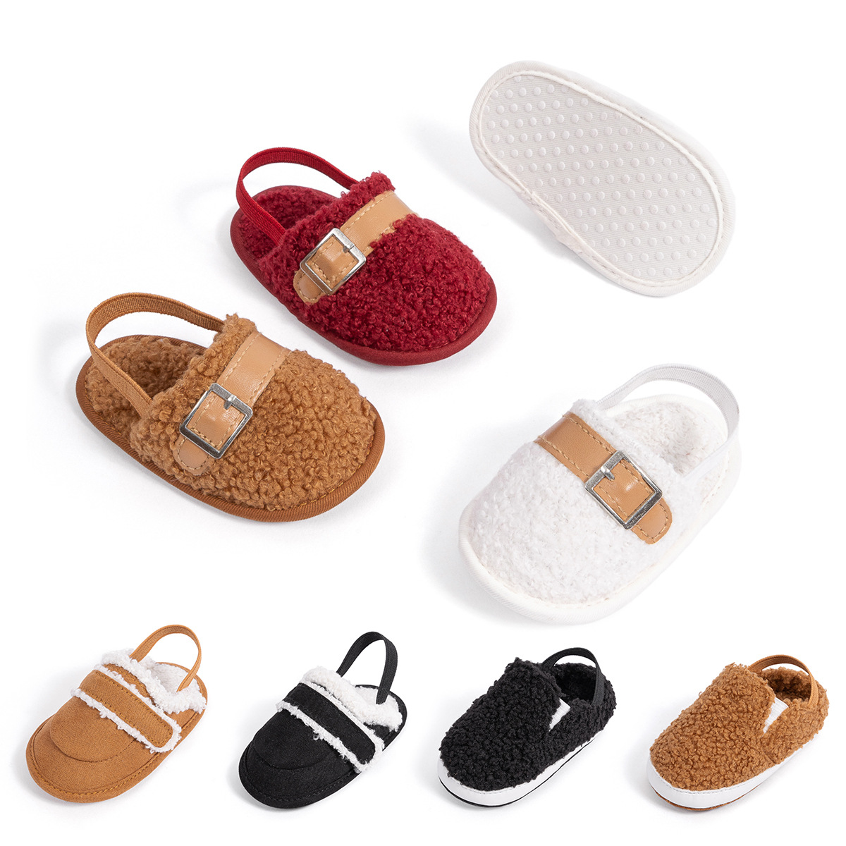 Picture of Cross-border foreign trade autumn and winter baby shoes warm slippers fashion home baby toddler shoes baby shoes