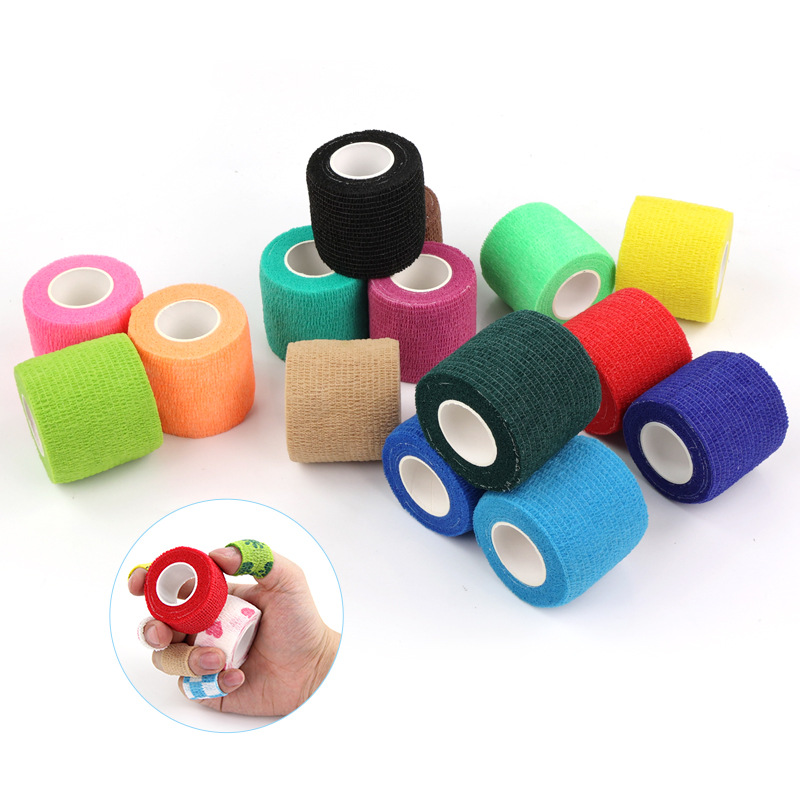 Picture of Factory direct elastic bandage non-woven tattoo sports bandage elastic bandage self-adhesive bandage