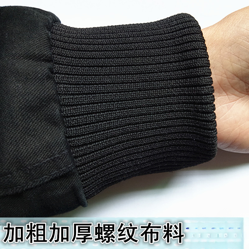 Thickened Thick Threaded Fabric Autumn and Winter Down Jacket Large Cotton Jacket Rib Fabric Collar Cuff Hem