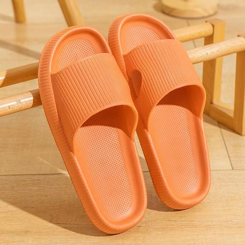 Picture of Cross-Border New Couple's Thick-Soled Simple Slippers for Women with Shit-Stepping Feeling, Women's Summer Indoor Home Bathroom Slippers