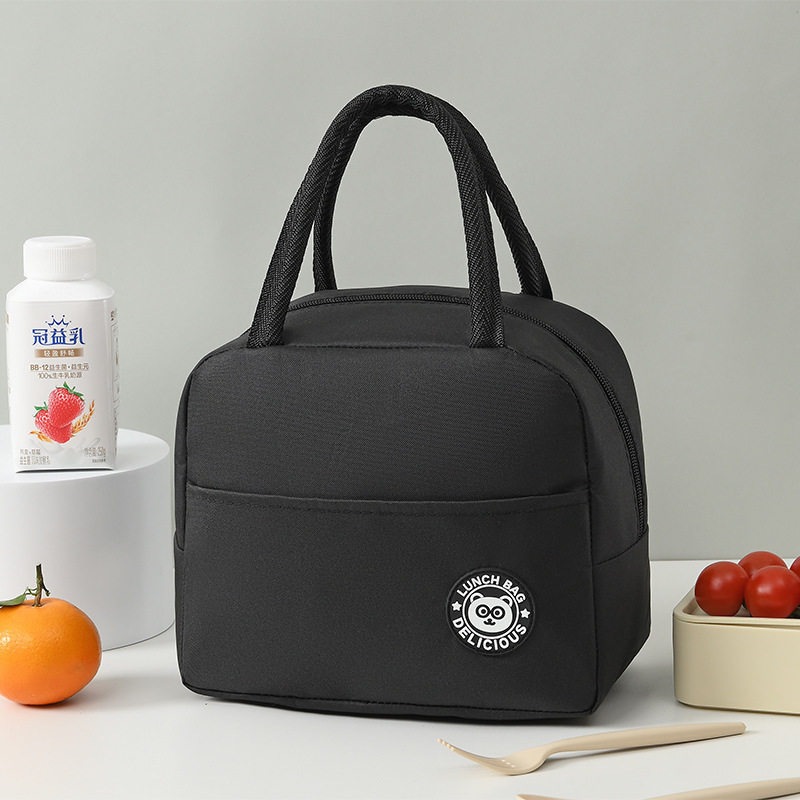 Picture of Oxford Cloth Lunch Box Lunch Bag Student Office Student Thickened Insulation Bag Convenient Portable Lunch Bag Thickened Aluminum Foil Bag