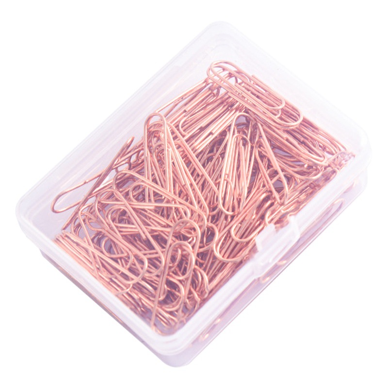 28mm Metal Paper Clip Student Office Document Bookmark Test Paper Clip Paperclip Fixing Pin Business Gift