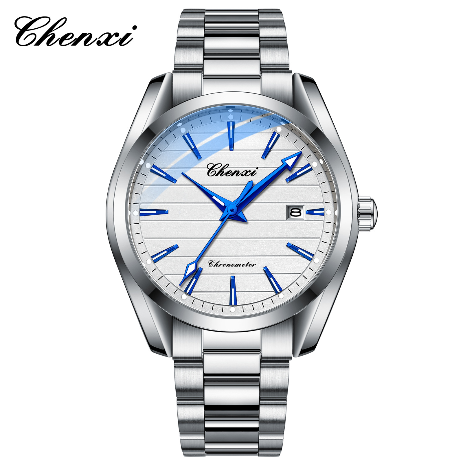Picture of Dawn quartz watch men's steel band waterproof luminous fashion business simple men's watch manufacturers wholesale