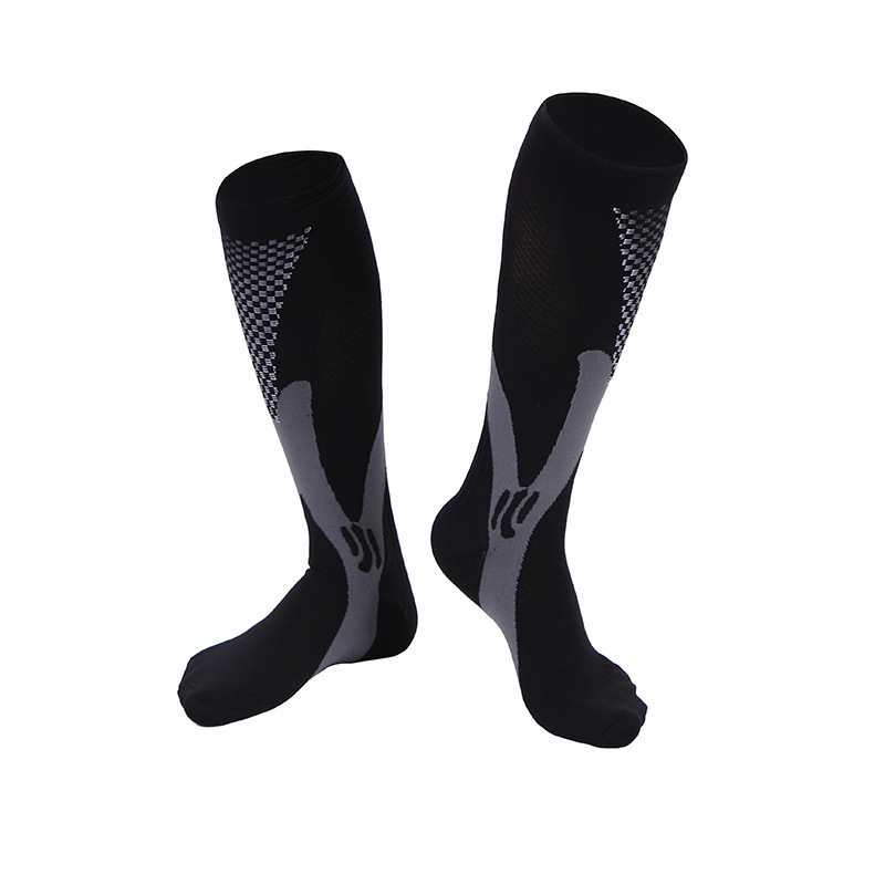 Picture of Plus-Size 320N Cross-Border Magic Compression Socks for Men and Women Cycling Fitness Socks World Cup Soccer Socks
