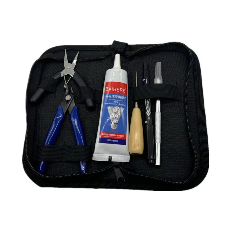 Picture of Original brand badminton modification maintenance tool set and tutorial video reuse cost saving resistance to play