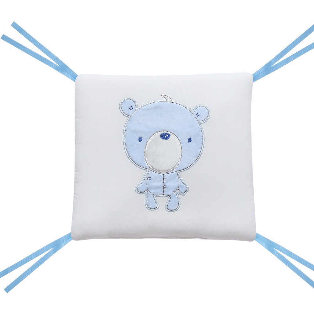 Yuan AI fairy tale baby bedding bedding children's bed circumference bed support Blue BB bear