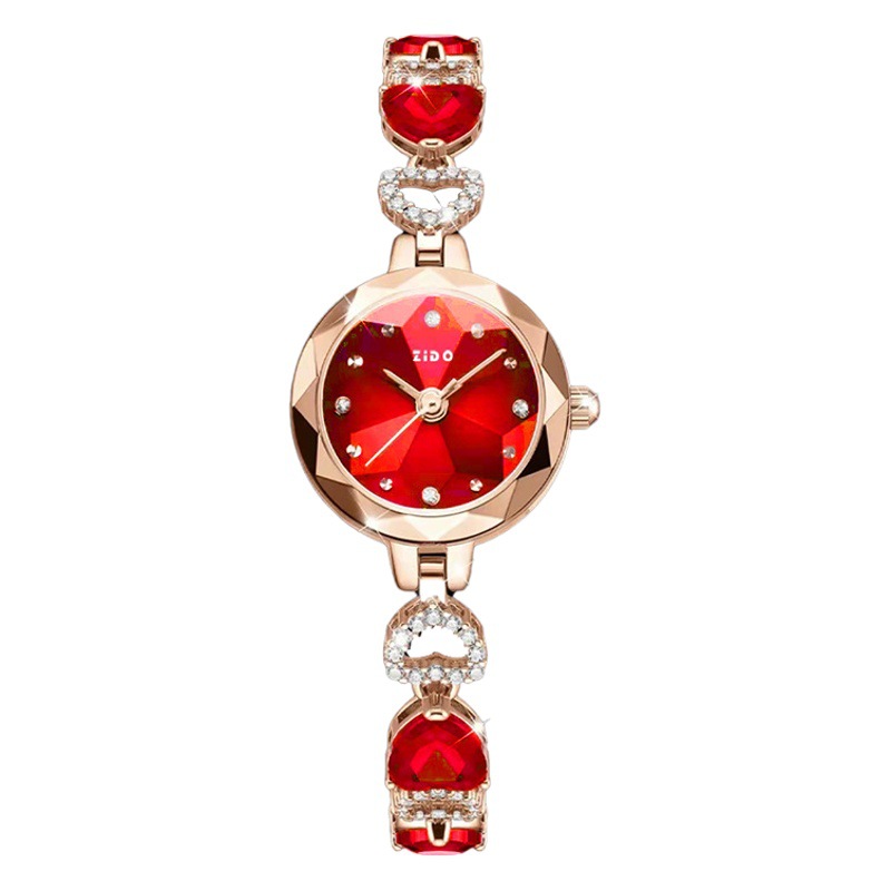ZIDO Brand Sports Watch Women's High Fashion Simple Light Luxury Crystal Diamond Atmosphere Round Women's Watch