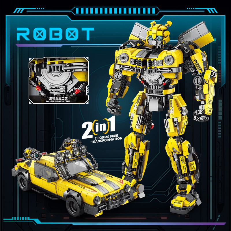 Picture of Wow, Custom Assembled Building Blocks Wasp Mecha 8847 Deformation Optimus Prime Gift Robot Children's Toys
