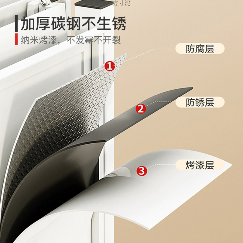 Picture of Simple bookcase, bookcase, multi-layer floor-free folding shelf, household storage shelf, dormitory shelf, storage shelf