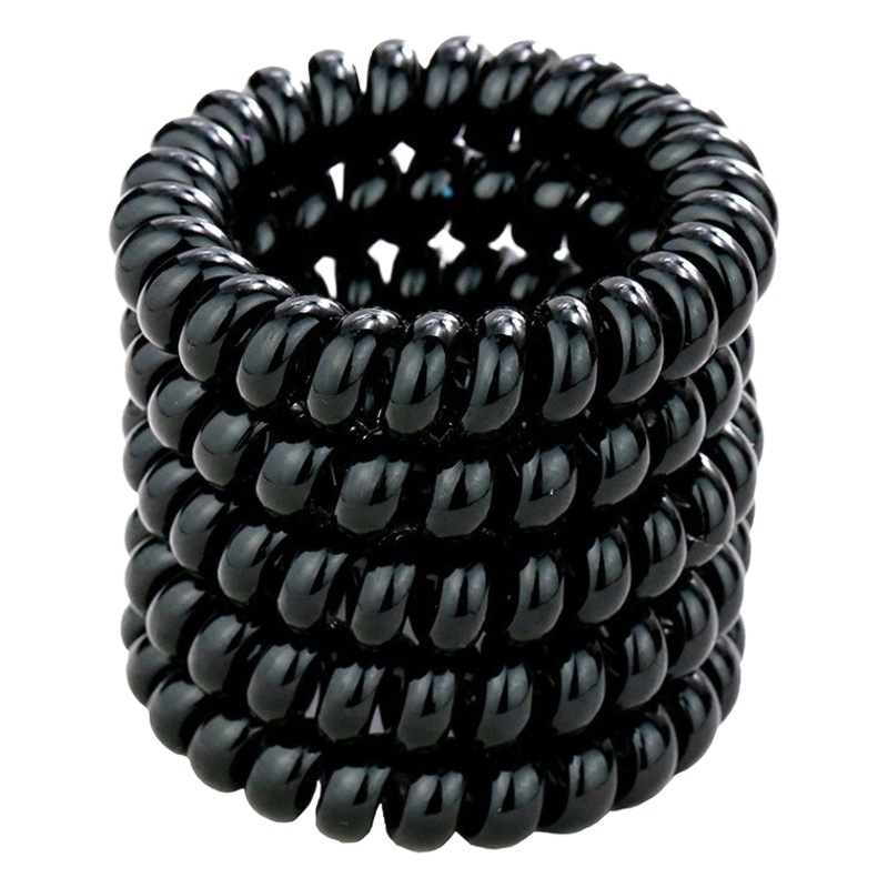 Picture of Candy Color Bold Bracelet Telephone Line Hair Ring Extra Large Rubber Band South Korea Headwear Hair Accessories Headband Spring Ring