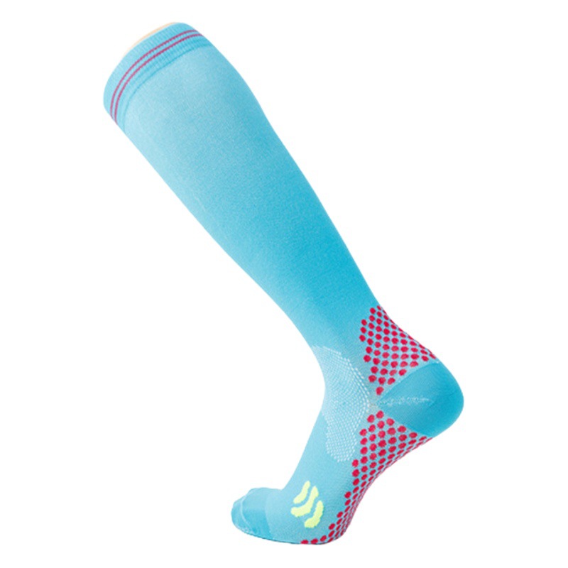 Compression socks calf-length socks women's rope skipping running fitness professional sports quick-drying thin skinny leg generation hair knee-length outdoor socks