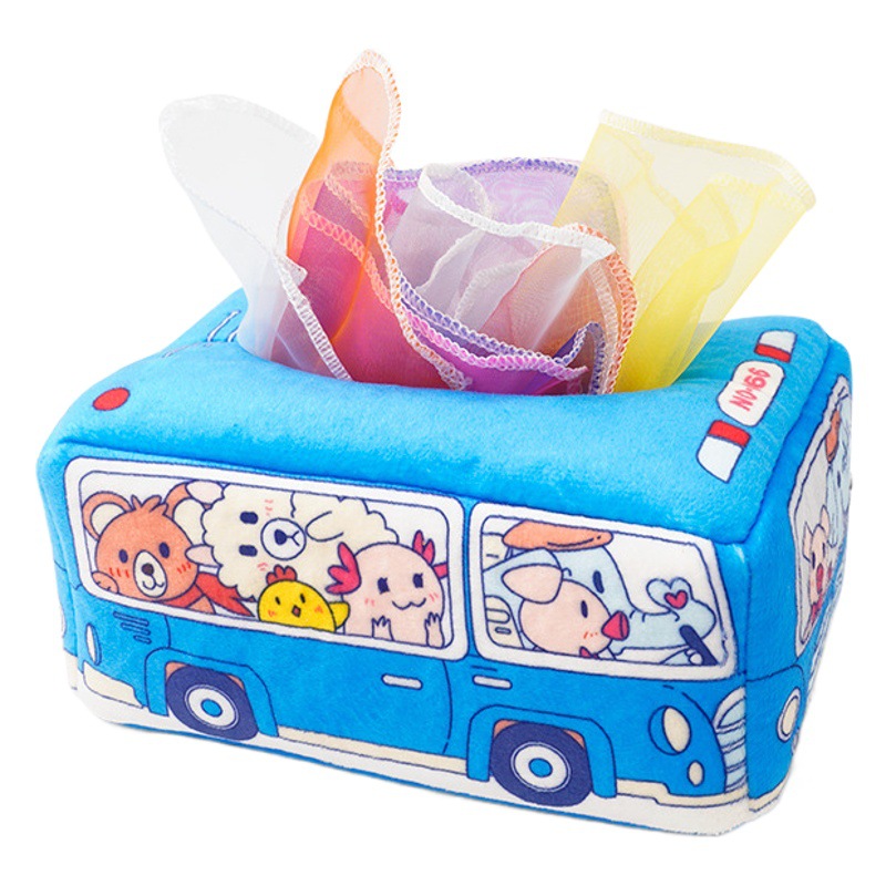 Cross-border Baby Tear Tissue Box Paper-drawing Toys Montessori Baby Finger Exercise Early Education Soothing Toys