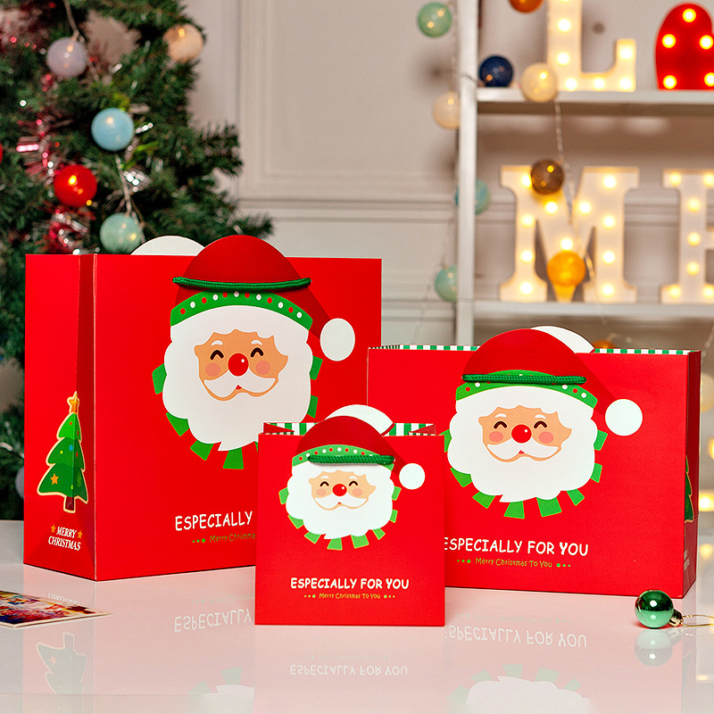 Spot New Exquisite Christmas Gift Bag Christmas Eve Apple Packaging Bag Christmas Apple Box Special Gift Bag