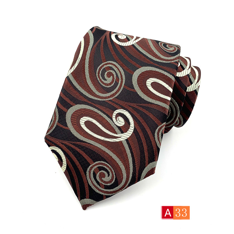Picture of Source Factory Hot Jacquard Fabric Tie Men's Dress Business Suit Accessories Tie Wholesale