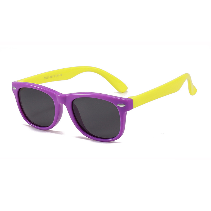Picture of Factory new spot wholesale silicone UV protection sunglasses baby glasses polarized children sunglasses 802