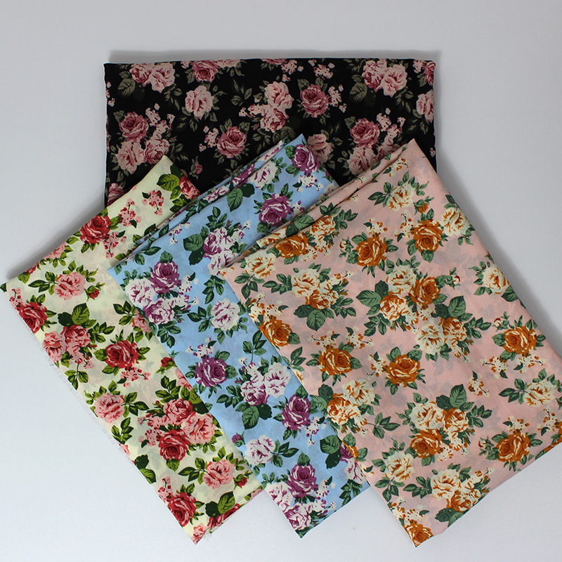 75D Chiffon Bead Printed Woven Polyester Fabric for Shirts, Chiffon Dress Fabric, Summer and Autumn Chiffon Fabric