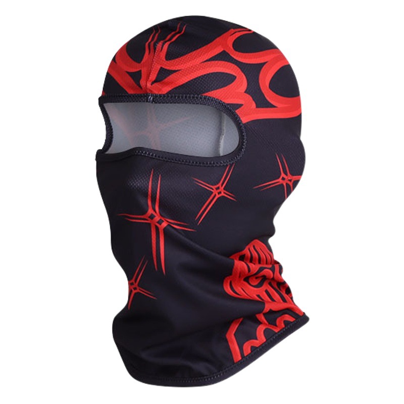 Summer Quick-Drying Mesh Anti-Uv Cycling Hood Outdoor Sports Sun Protection Mask Motorcycle Helmet Lining for Men